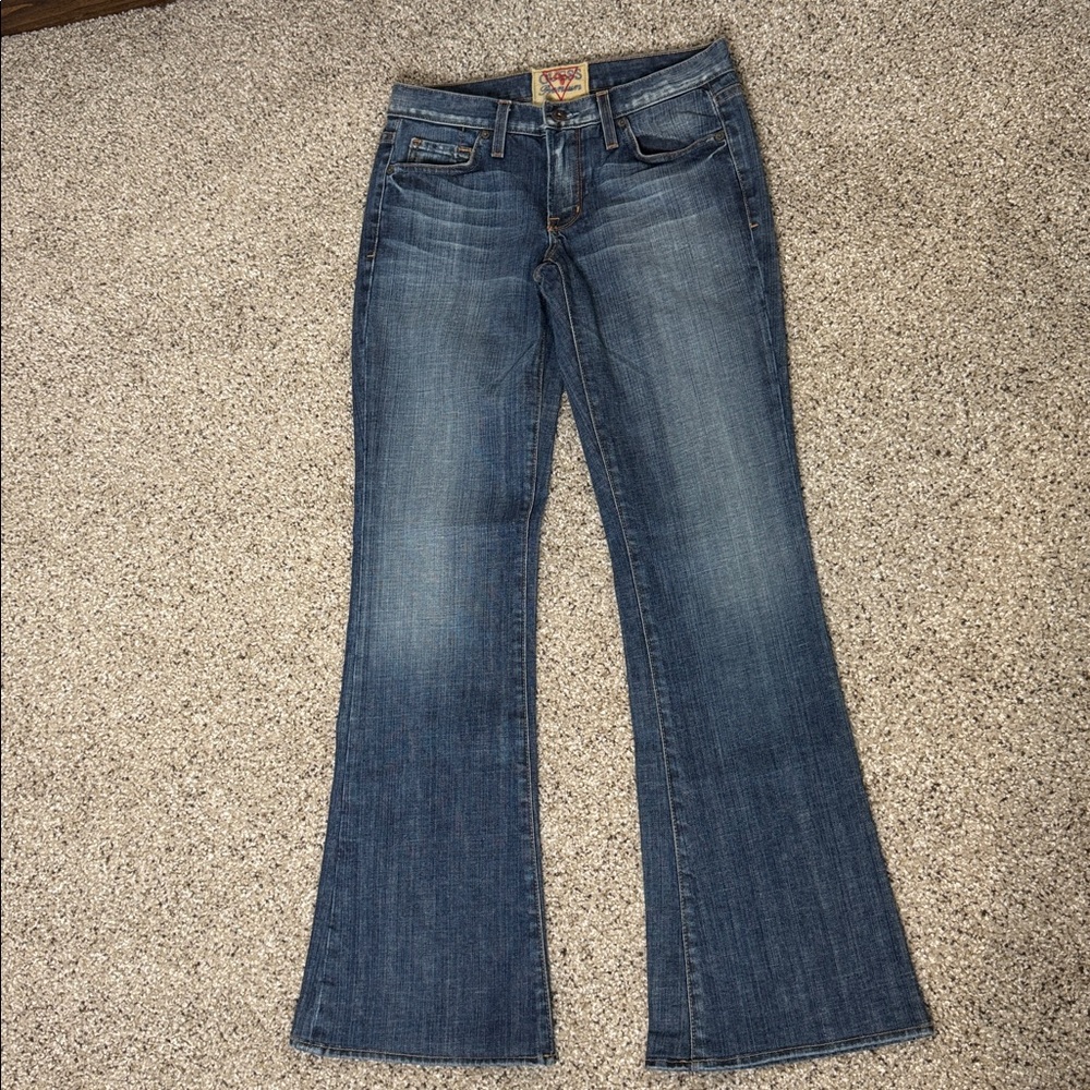 Guess Premium Blue Denim Jeans With Back Pocket Detail